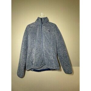 Blue & White North Face Zip Up Size Small